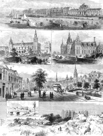 The British Association at Southport, 1883. Creator: Unknown.
