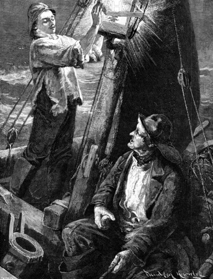 A Cheering Gleam, 1883. Creator: Eugène Froment.