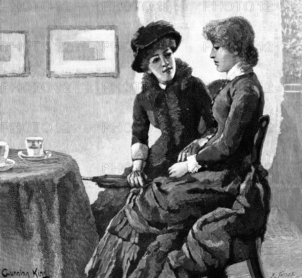 Then I suppose, my darling, I may congratulate you, said Henny, 1883. Creator: R. Taylor.