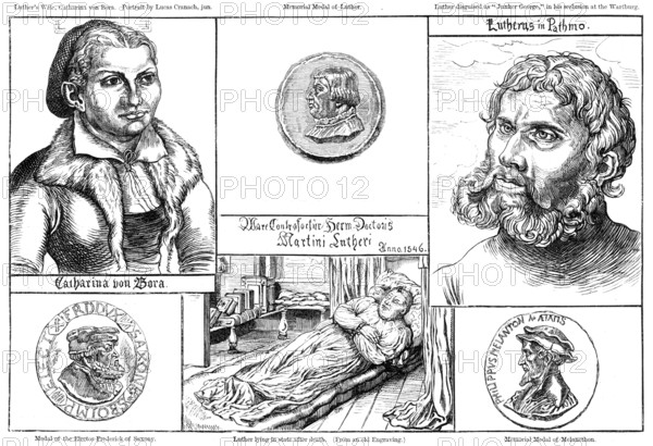 The Luther Celebration: Memorials of Luther - from the Luther Exhibition at the British Museum, 1883 Creator: Unknown.