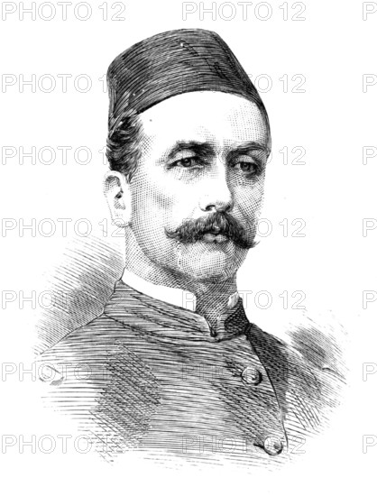 Lieutenant-Colonel H. W. K. Coetlogon, Commander of the Garrison at Khartoum, 1883. Creator: Unknown.