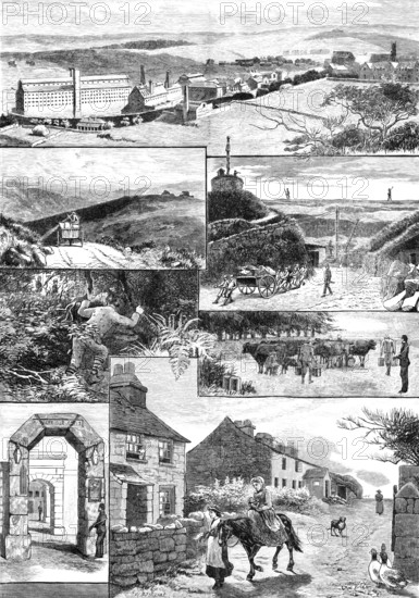 Sketches of the Convict Prisons: Dartmoor, 1883. Creator: Unknown.