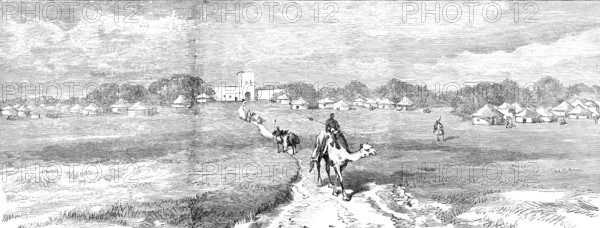 Sketches in the Soudan: El Obeid...Kordofan, near which the army of Hicks Pasha was destroyed, 1883. Creator: Unknown.
