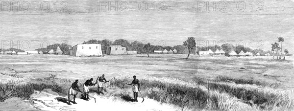 Sketches in the Soudan: Abu Haras, in Kordofan, near El Obeid, 1883. Creator: Unknown.