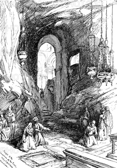Chapel of the Invention of the Cross, by W. Simpson:...Institute of Painters in Oil Colours, 1883. Creator: Unknown.