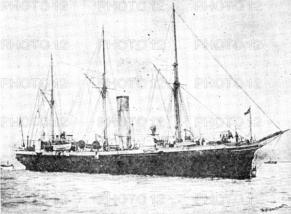 H.M.S. Brisk, 1890. Creator: Unknown.