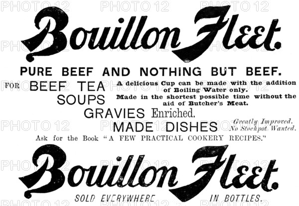 Advertisement for Bouillon Fleet, 1890. Creator: Unknown.