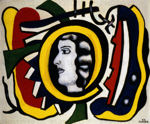 'The Medallion', 1944. Creator: Fernand Leger.
