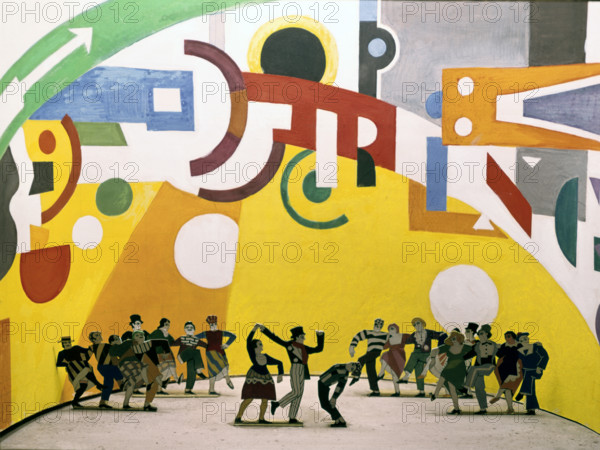 'Curtain of the Skating Rink', 1922. Creator: Fernand Leger.