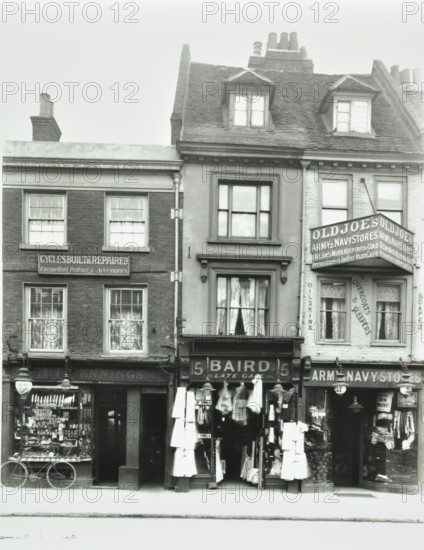 13-15 Church Street, Greenwich, London: front elevations, 1911. Creator: Unknown.