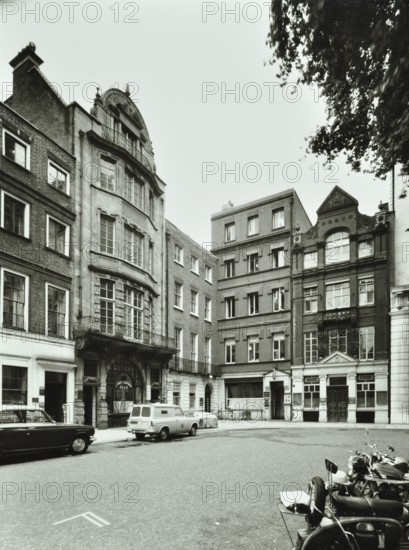 13-19 Soho Square, Westminster LB, London: front elevations, 1968. Creator: Unknown.