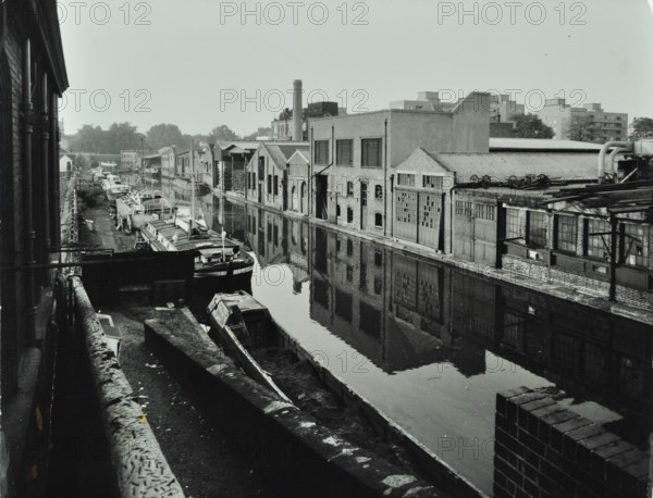 149-157 Harrow Road, Westminster LB, London: elevation to Regent's Canal, 1964. Creator: Unknown.