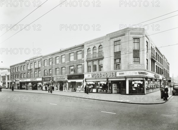 128-138 High Road, Ilford, Redbridge, London: front elevations, 1955. Creator: Unknown.