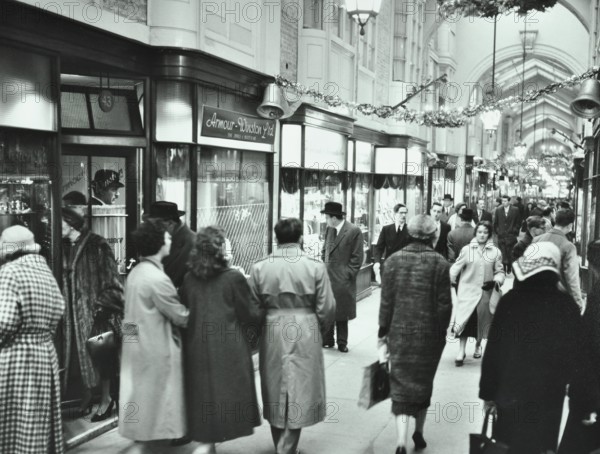 Burlington Arcade in Burlington Gardens, Westminster, London, 1960. Creator: Unknown.