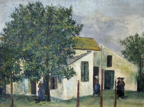 'A White House', 1911-1912. Creator: Maurice Utrillo.