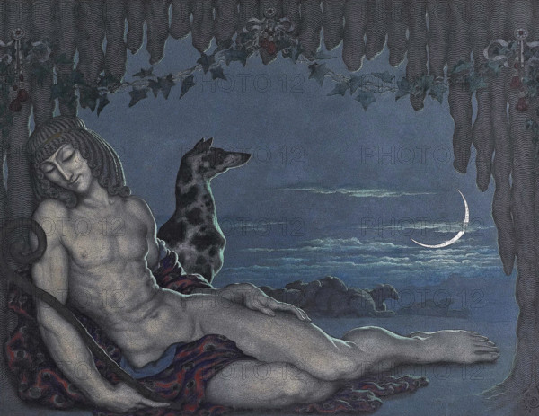 Endymion, 1910s. Creator: Nikolay Kalmakov.