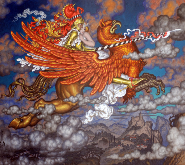 The Abduction, 1928. Creator: Nikolay Kalmakov.