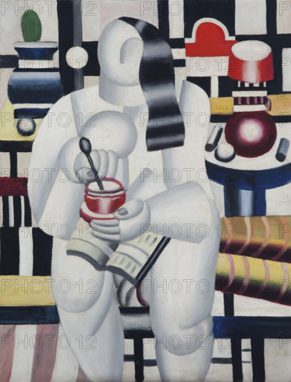 Cup of tea (La tasse de thé), 1921. Creator: Fernand Leger.