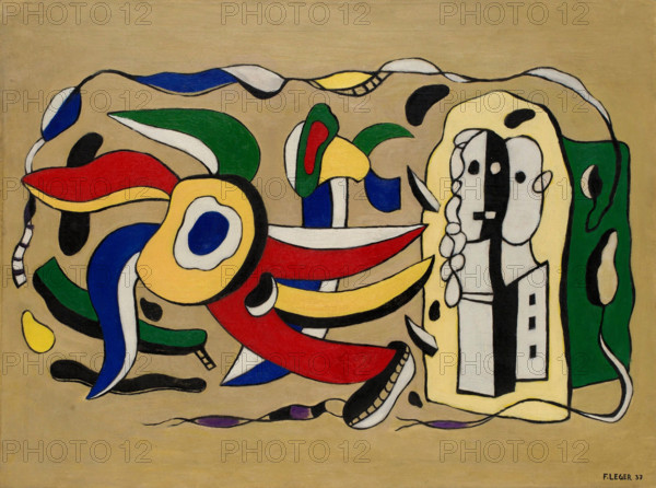 Composition murale, 1937. Creator: Fernand Leger.