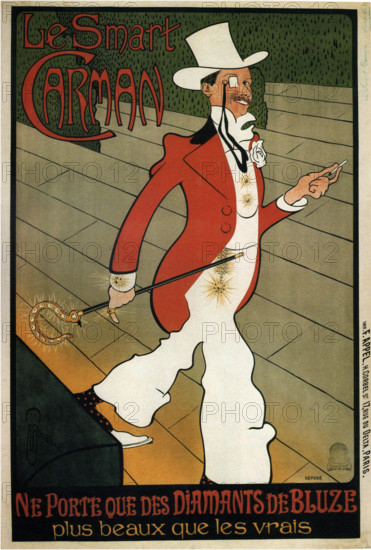 Le Smart Carman, 1898. Creator: Auguste Jean Baptiste Roubille.