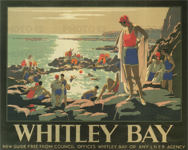 Whitley Bay, 1929. Creator: John Littlejohns.