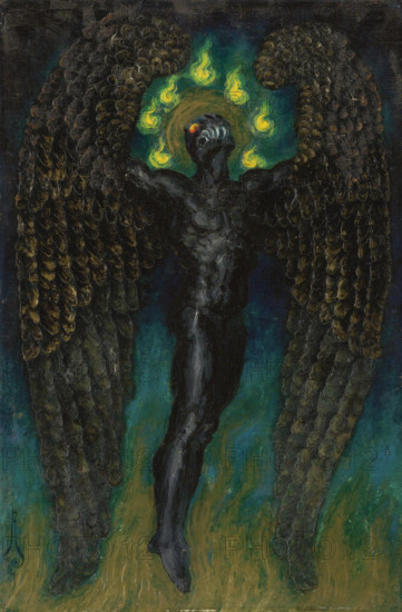 The Rebel Angel, 1924. Creator: Nikolay Kalmakov.