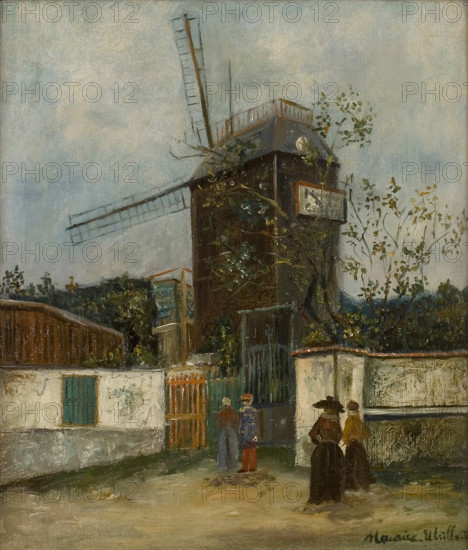 Le Moulin de La Galette, c. 1912. Creator: Maurice Utrillo.