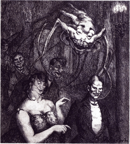 The Laugh, 1910. Creator: Vasyl' Masyutin.