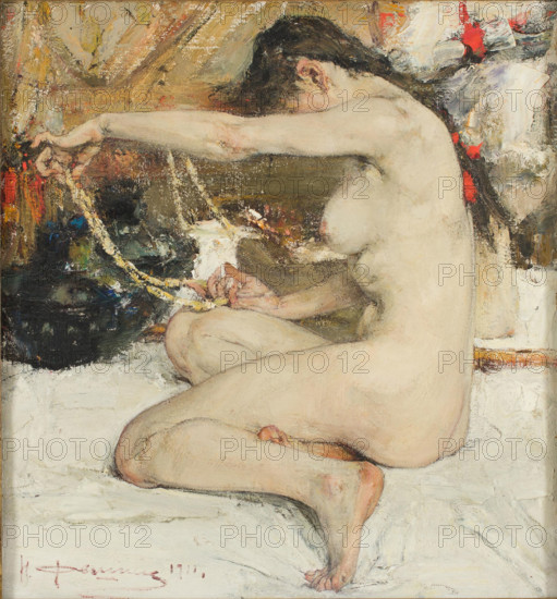 Nude, 1911-1919. Creator: Nikolay Feshin.