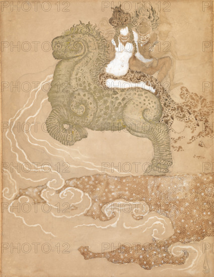 Three Women Riding, 1911. Creator: Nikolay Kalmakov.