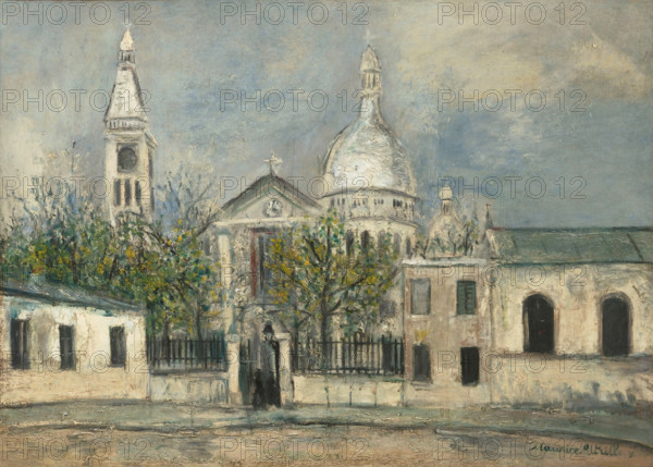 Église Saint-Pierre, 1912-1914. Creator: Maurice Utrillo.