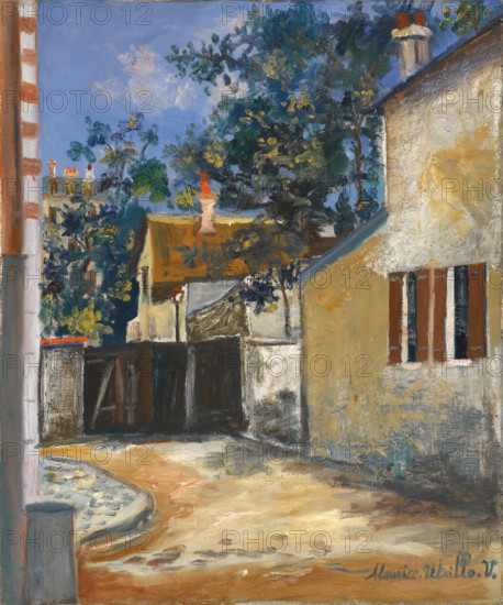 The Berlioz House, Montmartre, c. 1920. Creator: Maurice Utrillo.