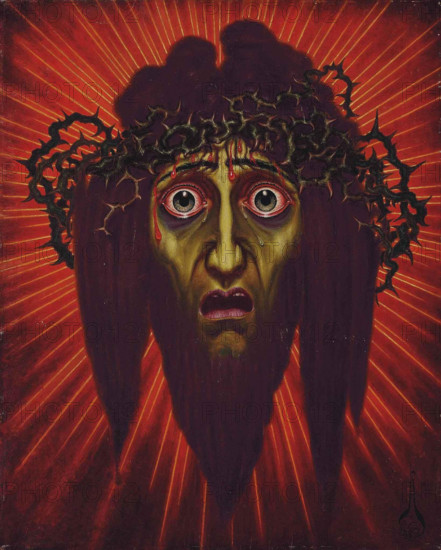 Self-Portrait, 1922. Creator: Nikolay Kalmakov.