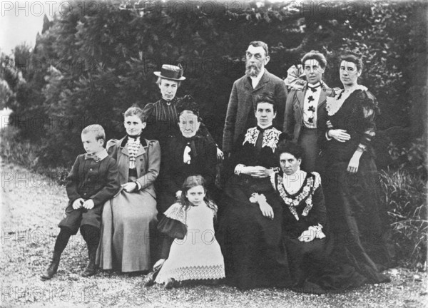 L'Estrange Family (Possibly Chester UK - Bache Hall), 1895. Creator: Robert Augustus Henry L'Estrange.