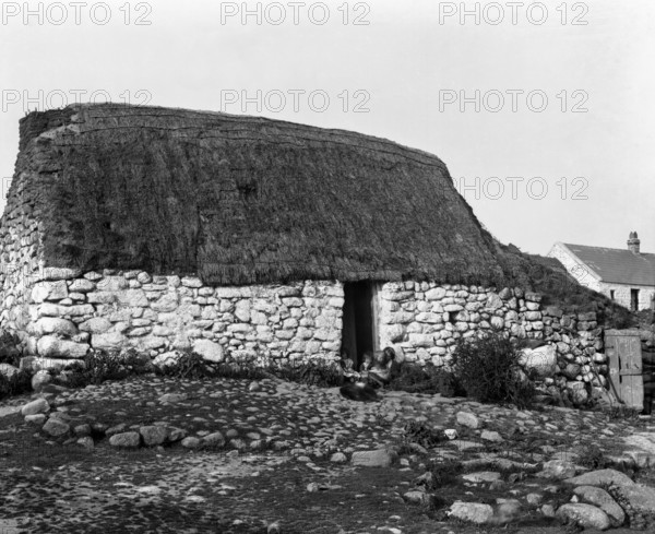 Stone cottage, Ireland c1895. Creator: Robert Augustus Henry L'Estrange.