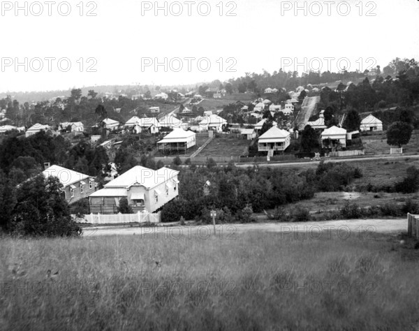 Looking over Toowong from Musgrave Street, 1905. Creator: Ernest Melville.