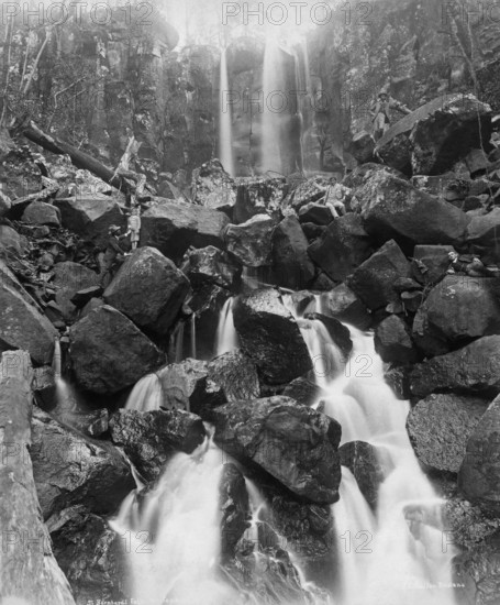 Mt Tamborine St Bernard Falls, 1894. Creator: Poul C Poulsen.