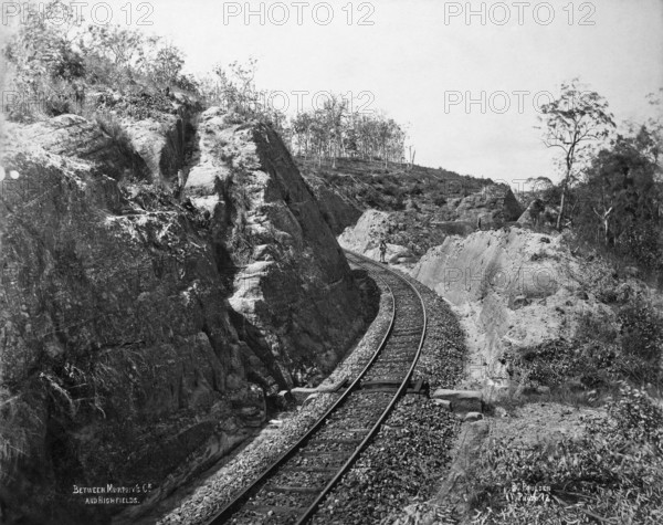 Toowoomba Range between Murphy's Creek and Highfields, c1894. Creator: Poul C Poulsen.