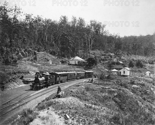 Toowoomba Range Spring Bluff, c1891. Creator: Poul C Poulsen.