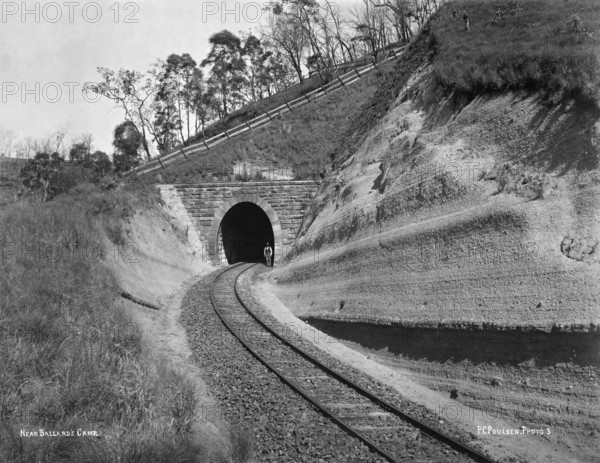 Toowoomba Range near Ballard's Camp, c1894. Creator: Poul C Poulsen.
