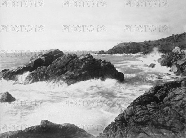 Mulgumpin, (Moreton Island), Cape Cliff, 1894. Creator: Poul C Poulsen.