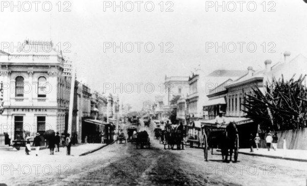 View of Queen Street, Brisbane, c1888. Creator: Unknown.