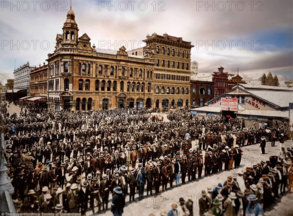General Strike, 1912. Creator: Unknown.