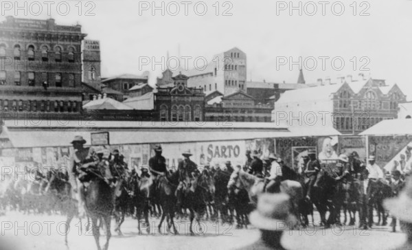 Special Troopers in Albert Square, 1912 Strike. Creator: Unknown.