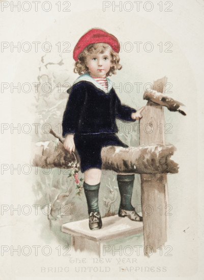 Postcard to Bernard Laurence 'Barney' Nugent, 1900. Creator: Murphy.