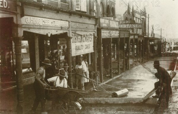 Concreting 670 - 680 Military Road, Mosman, c1920. Creator: Unknown.