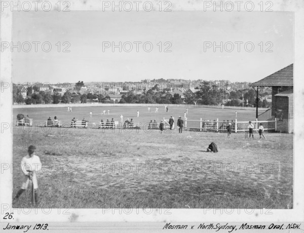Mosman Oval, January 1913. Creator: Unknown.