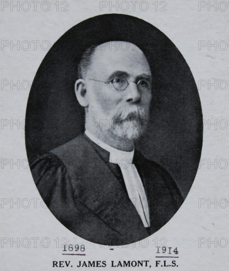 Rev. James Lamont. Creator: Unknown.