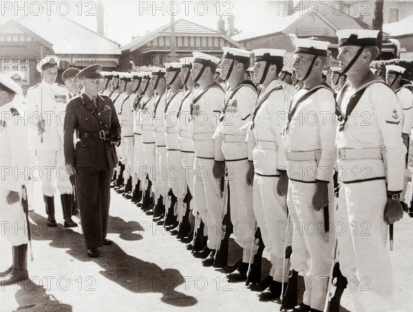 Opening ceremony, Garden of Remembrance, Mosman Park, 1952. Creator: Unknown.