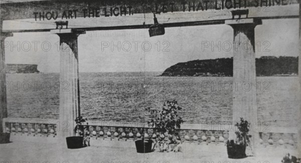 View to the Heads from the Amphitheatre, Balmoral Beach, Mosman, c1920s. Creator: Unknown.
